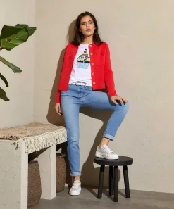 * Blazer Chaleco Corto Puntaknit