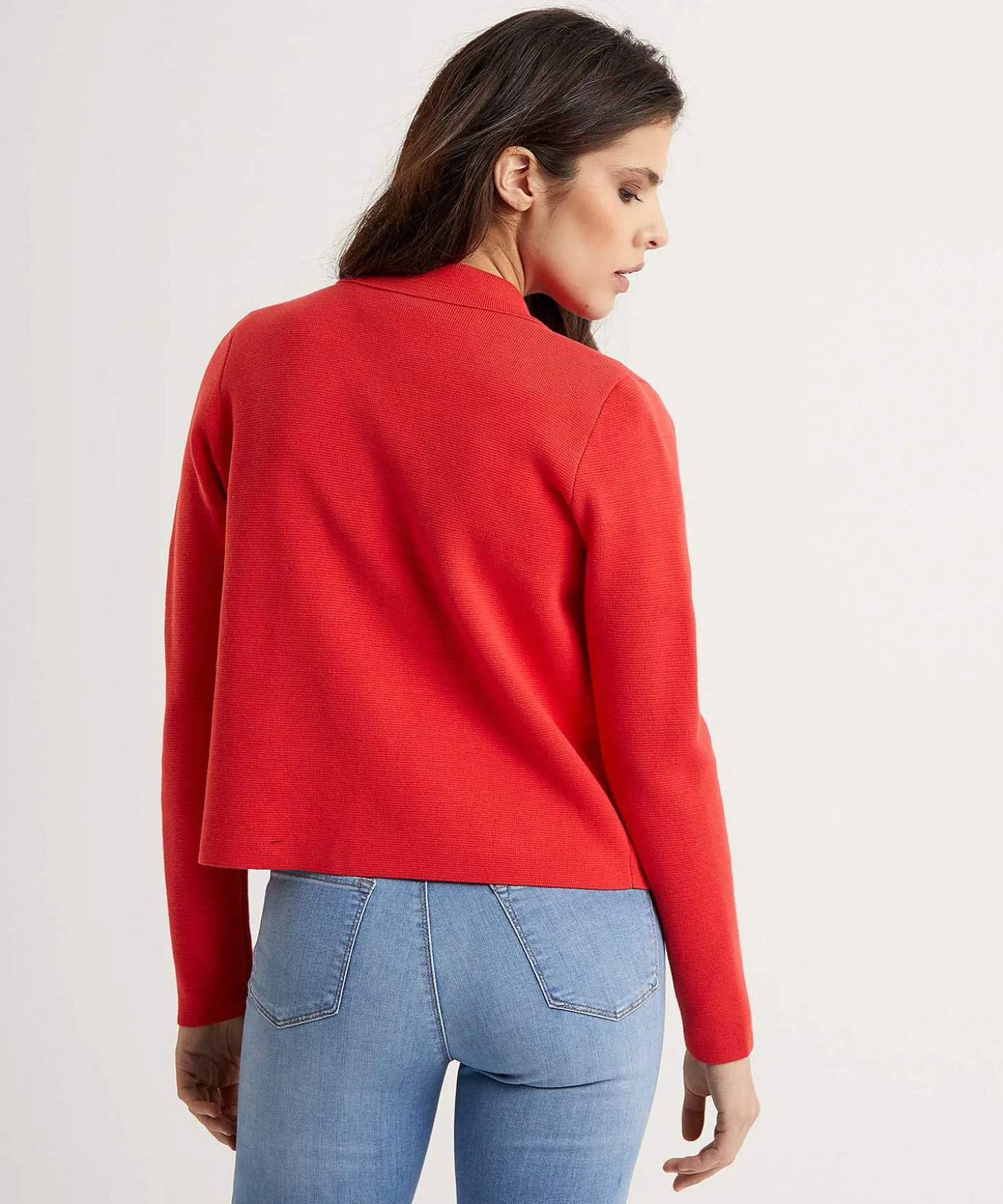 * Blazer Chaleco Corto Puntaknit