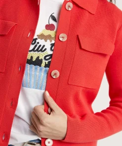 * Blazer Chaleco Corto Puntaknit
