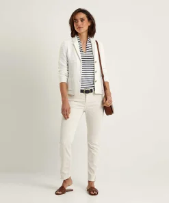* Blazer Chaleco De Punto En Relieve