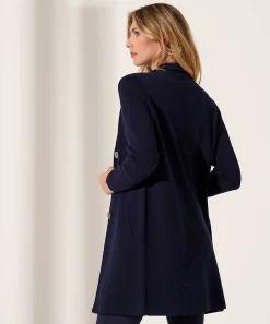 * Blazer Chaleco Puntaknit Largo