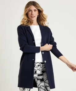 * Blazer Chaleco Puntaknit Largo