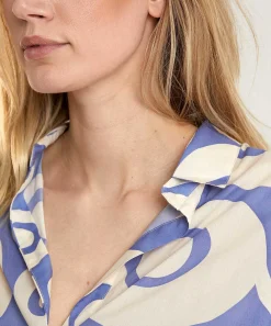 0039 Blusa De Gasa De Algodon Italia Derry Nuevo