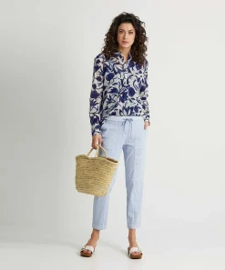 0039 Blusa De Gasa De Algodon Italia Janice