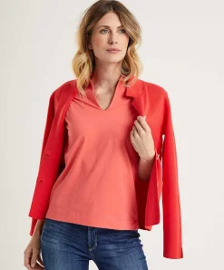 * Essentials Camisa Tulipan Manga Corta