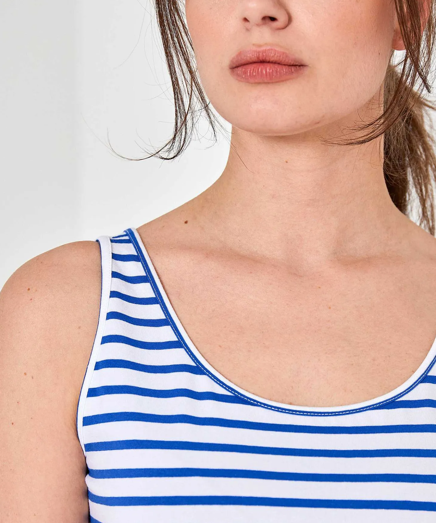 * Essentials Camiseta Sin Mangas Breton Stripe
