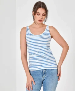 * Essentials Camiseta Sin Mangas Breton Stripe