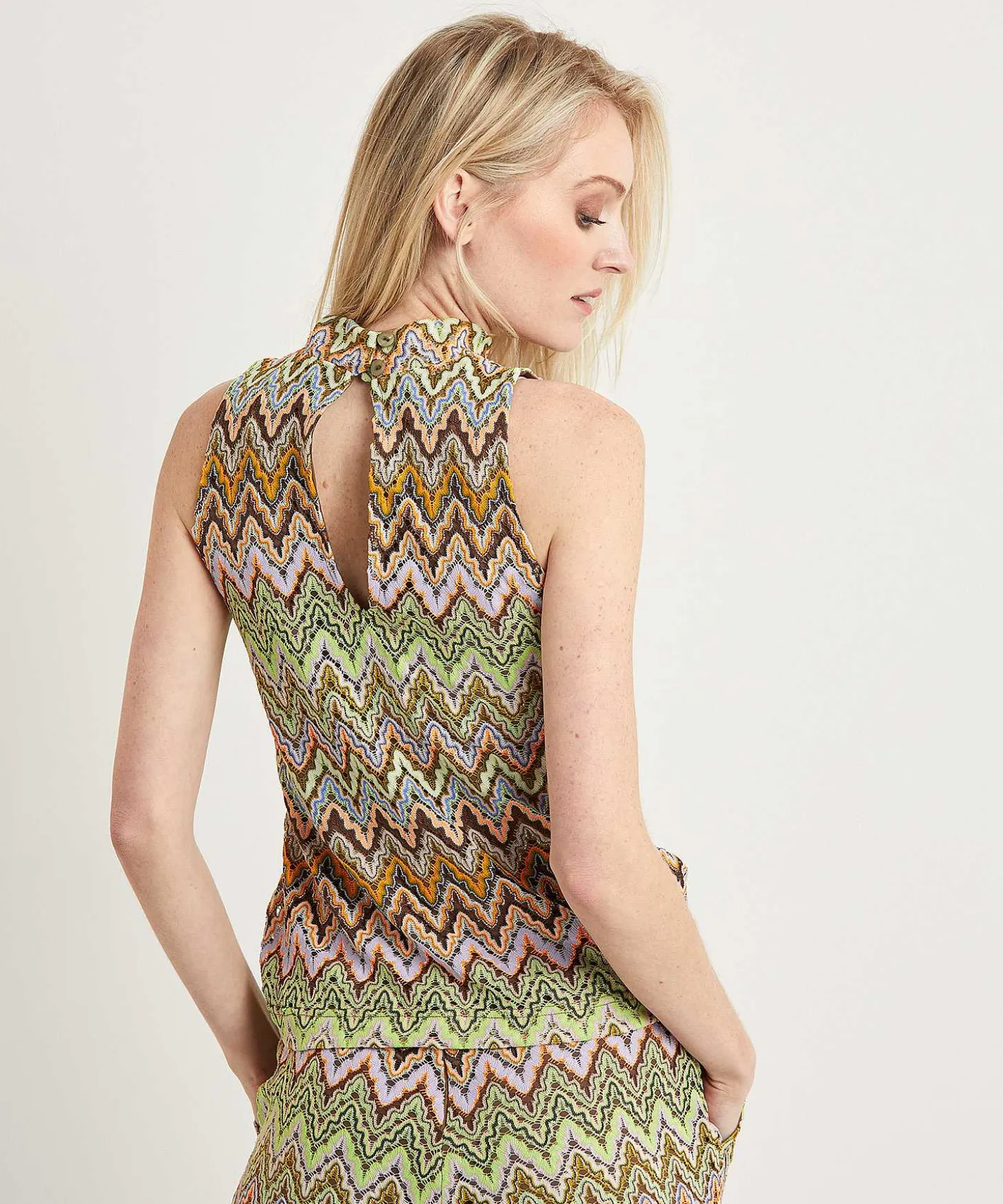 Ana Alcazar Missoni Top Posyma