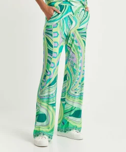 Ana Alcazar Pantalon Slinky Palazzo Multicolor