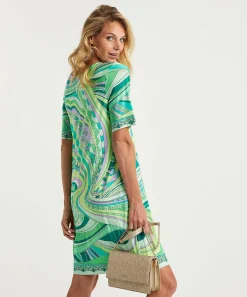 Ana Alcazar Vestido Cenido Multicolor