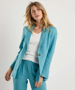 Blazer Extragrande De Lino Emotions