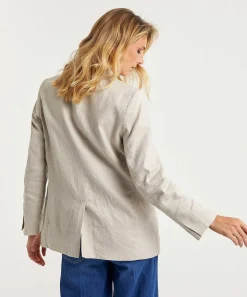 Blazer Extragrande De Lino Emotions