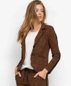 Blazer Giulia E Tu Estampado Animal