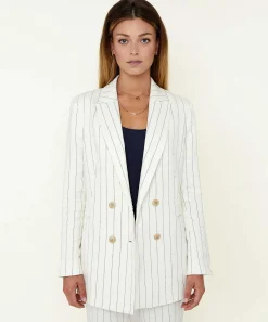 Blazer Moscu A Rayas Diplomaticas Georgina