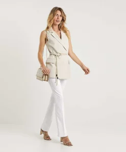 Blazer Sin Mangas Brillante De Liu Jo