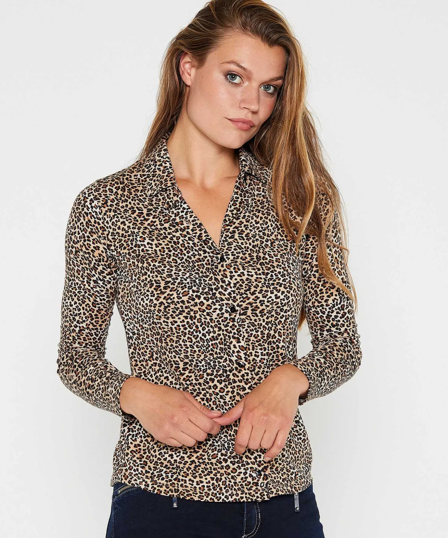 Blusa * De Punto Estampado Animal