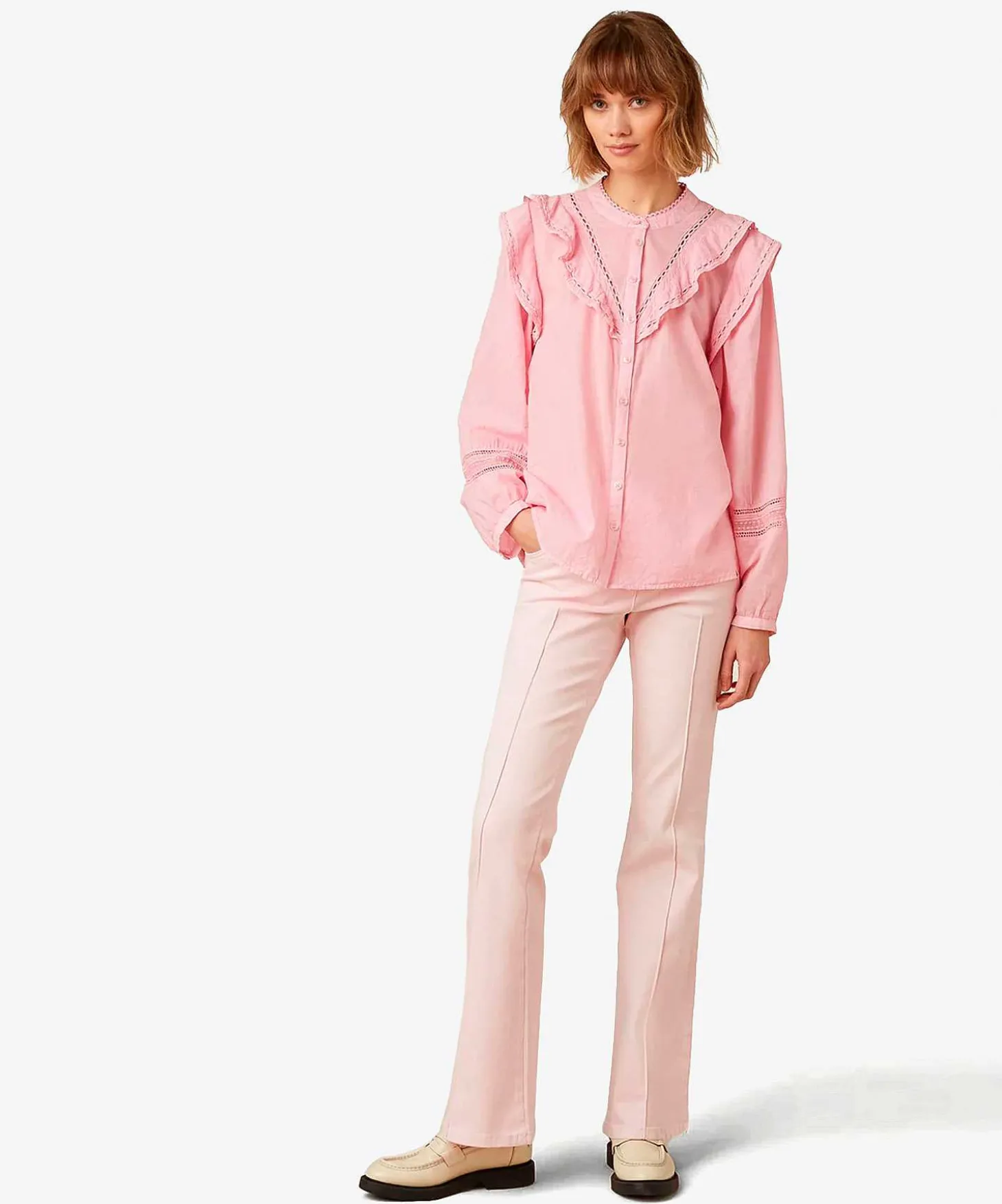 Blusa Beaumont Volantes