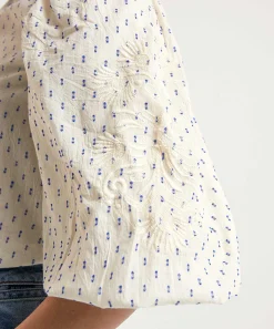 Blusa By-Bar Manga Abullonada Zazu