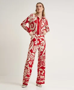 Blusa Cenida Oui Estampada