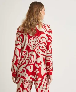 Blusa Cenida Oui Estampada