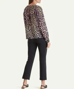 Blusa Con Estampado De Leopardo De Marc Cain