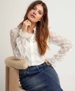 Blusa De Encaje Liu Jo