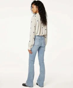 Blusa Fabienne Chapot Flores Lote Embro