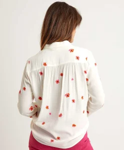 Blusa Fabienne Chapot Flores Lote Embro