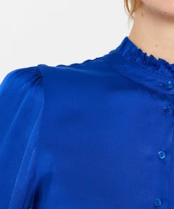 Blusa Giulia E Tu Bata De Saten