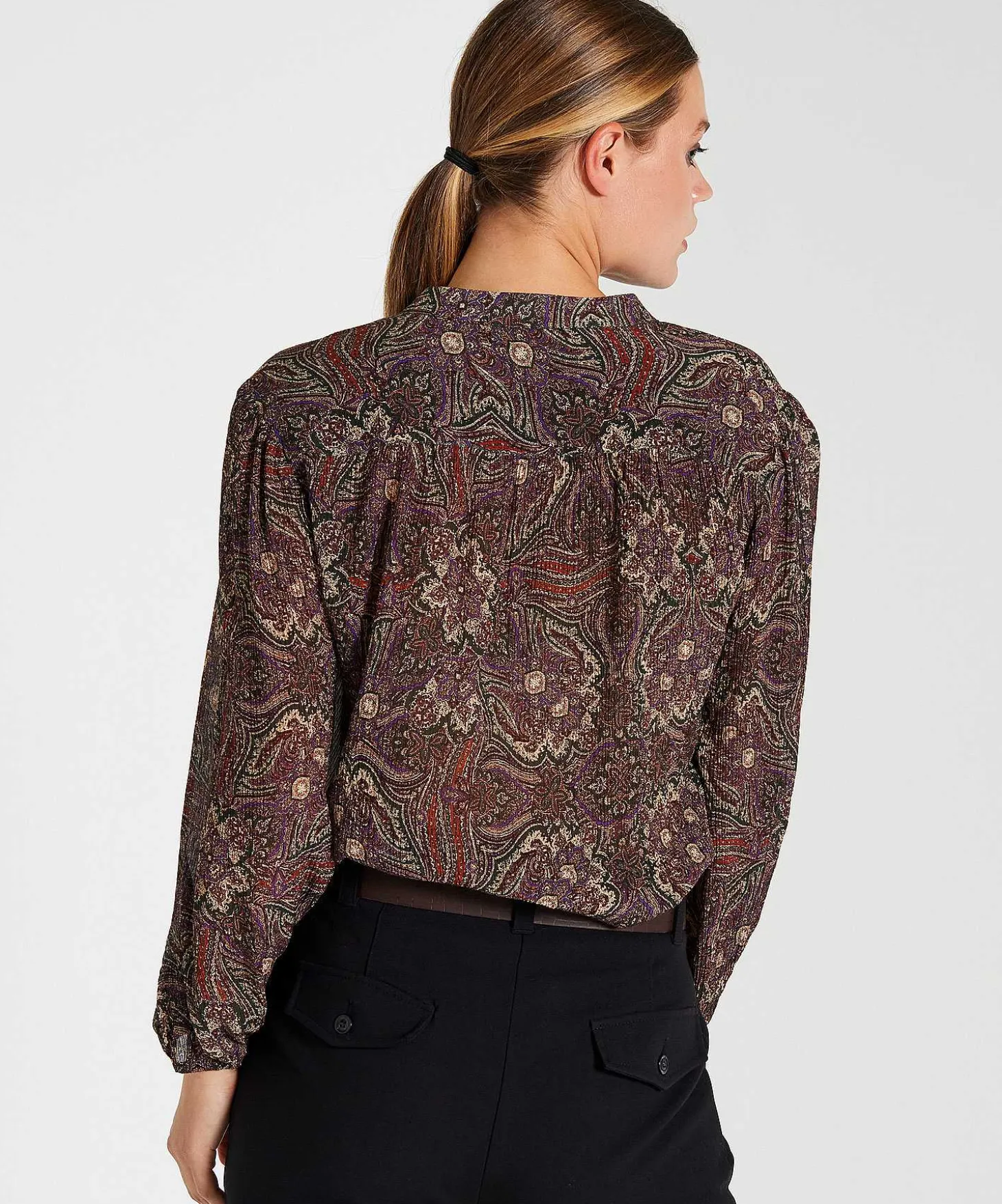 Blusa Jane Lushka Estampado Paisley Rony