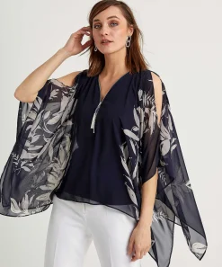 Blusa Joseph Ribkoff Mangas Voile