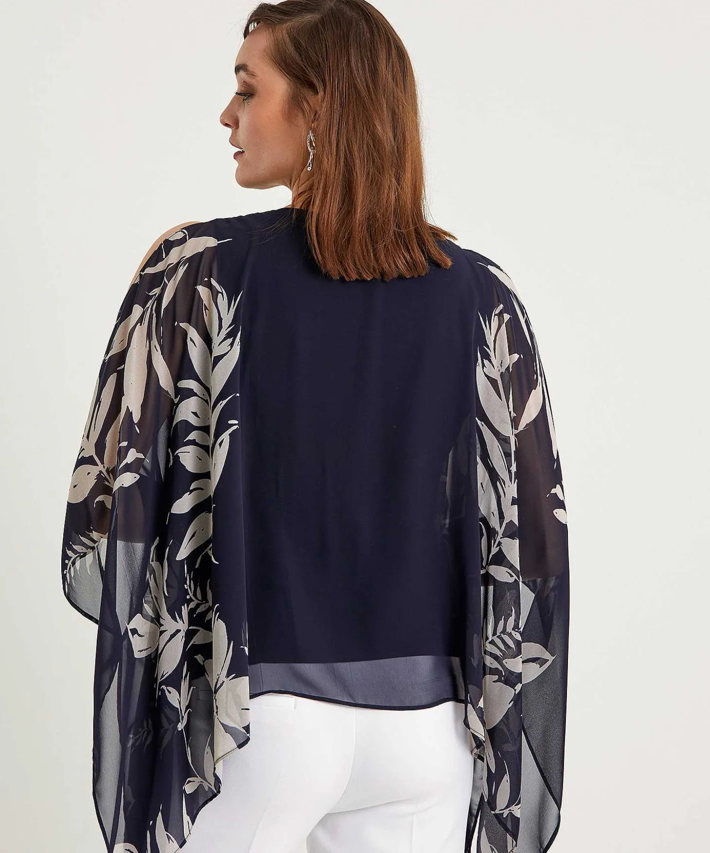 Blusa Joseph Ribkoff Mangas Voile