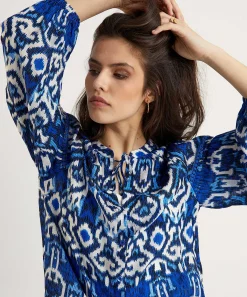 Blusa Kyra Estampado Ikat Vera