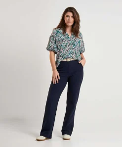 Blusa Kyra Estampado Ikat Titia