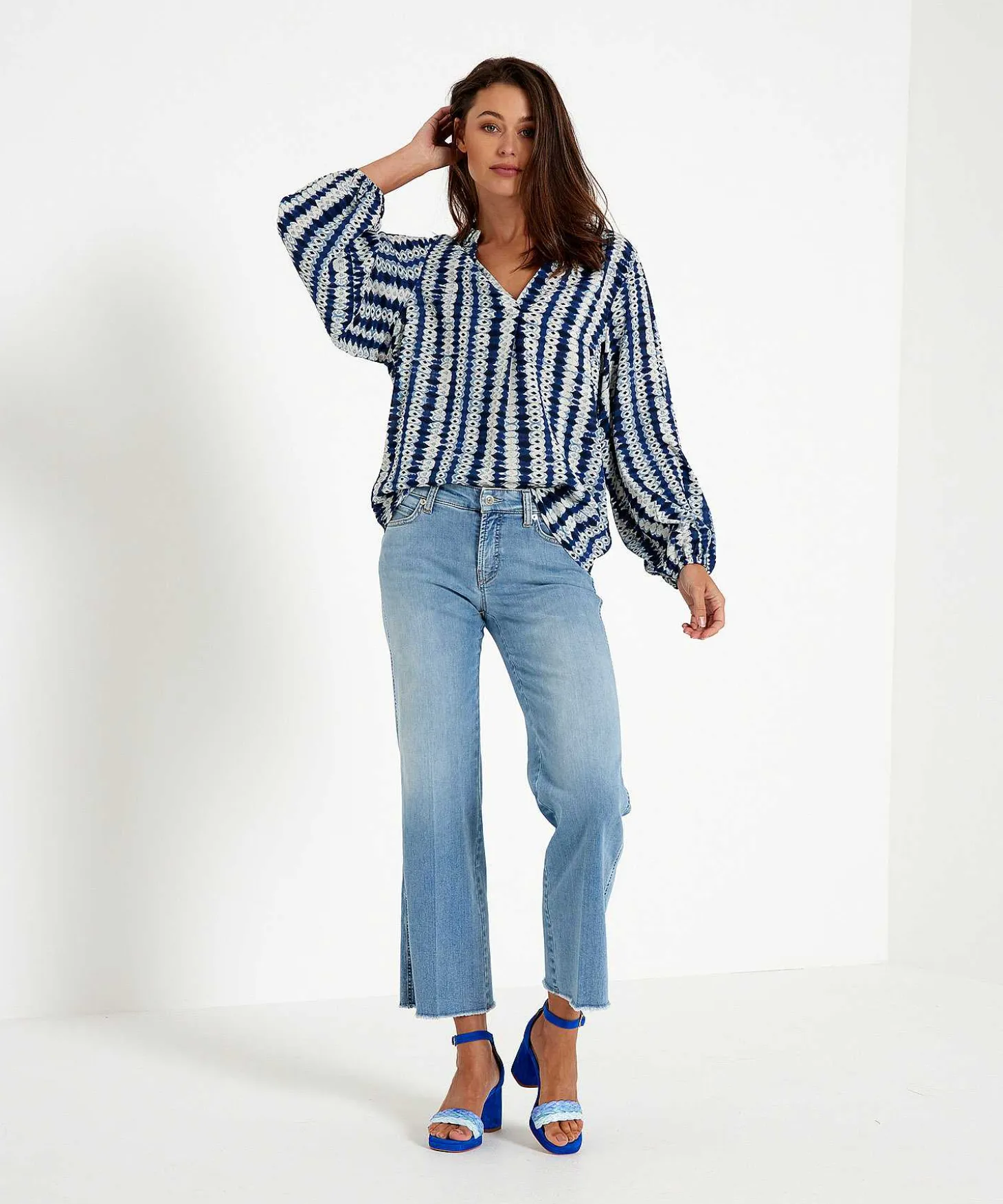 Blusa Kyra Tie Dye Rayas Nouky