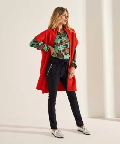 Blusa Lasalle Estampado Hojas Seda New York