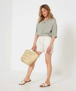 Blusa Moscu Estampado Zigzag Rashida