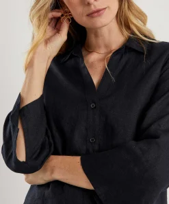 Blusa Tipo Tunica De Lino Kyra Liza