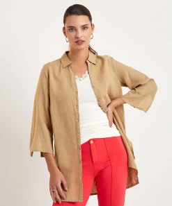 Blusa Tipo Tunica De Lino Kyra Liza