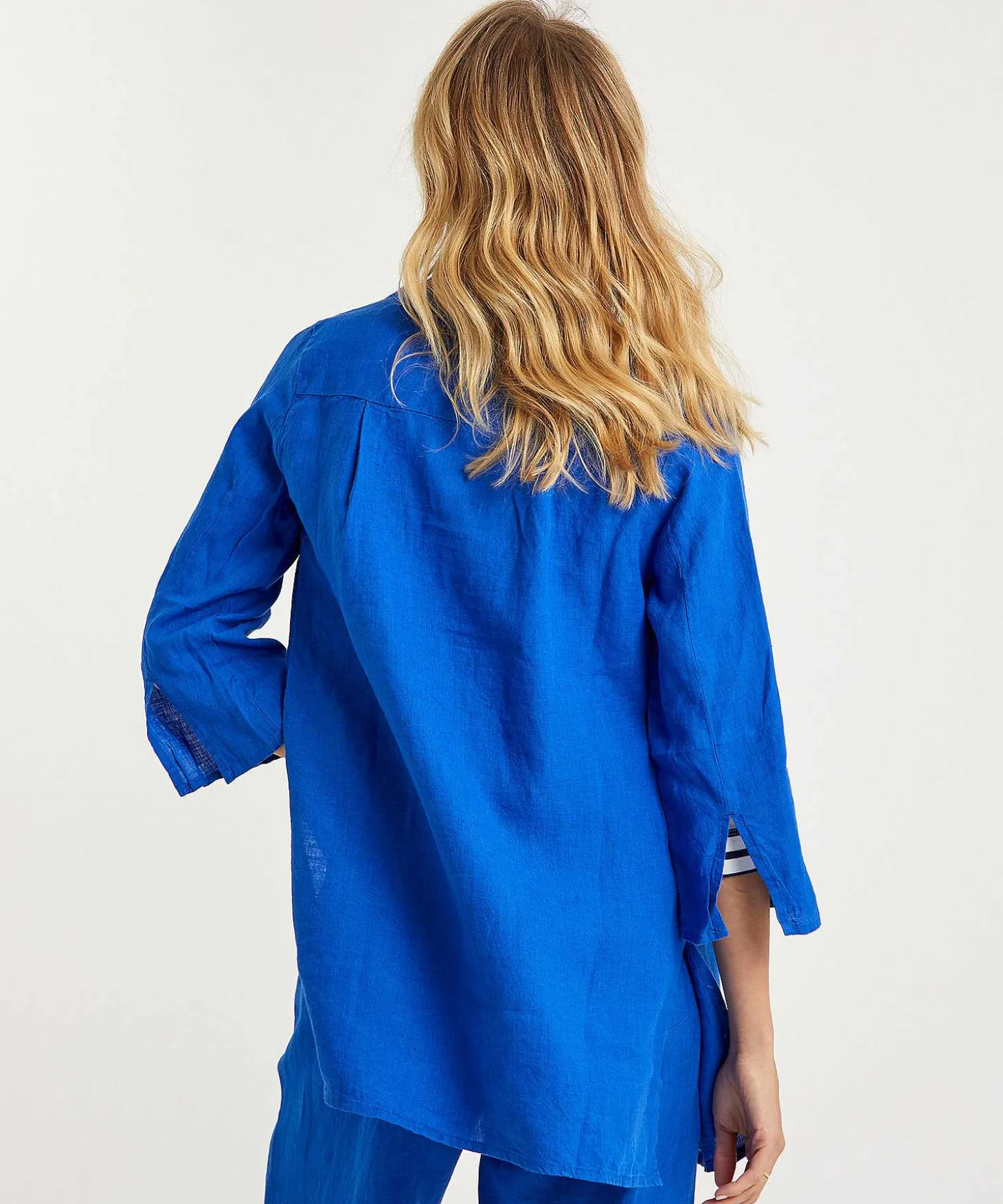 Blusa Tipo Tunica De Lino Kyra Liza