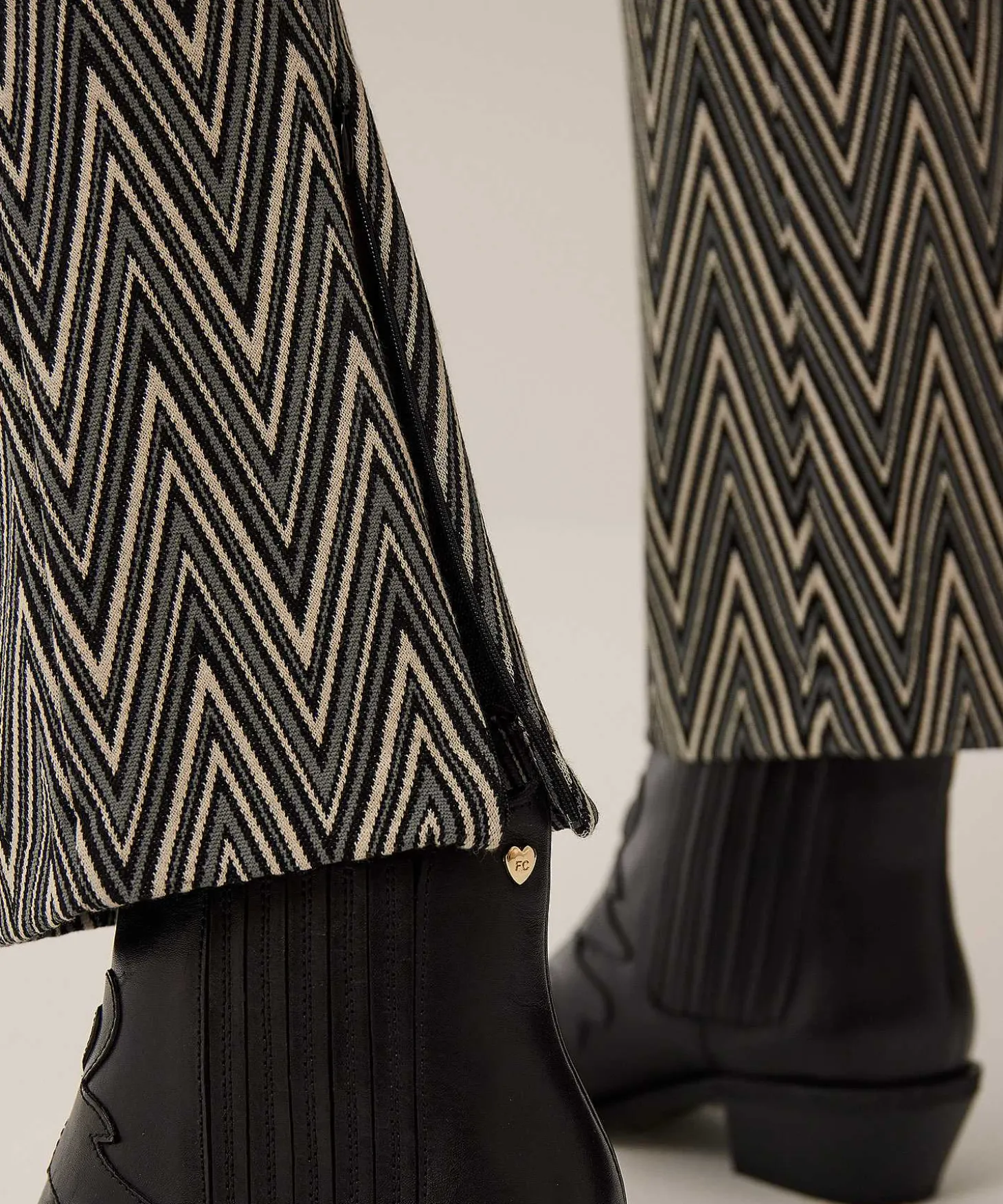 Brax Pantalones Acampanados De Jacquard Malou