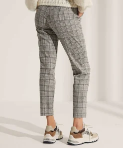 Brax Pants Jersey De Invierno Con Cuadros Maron S