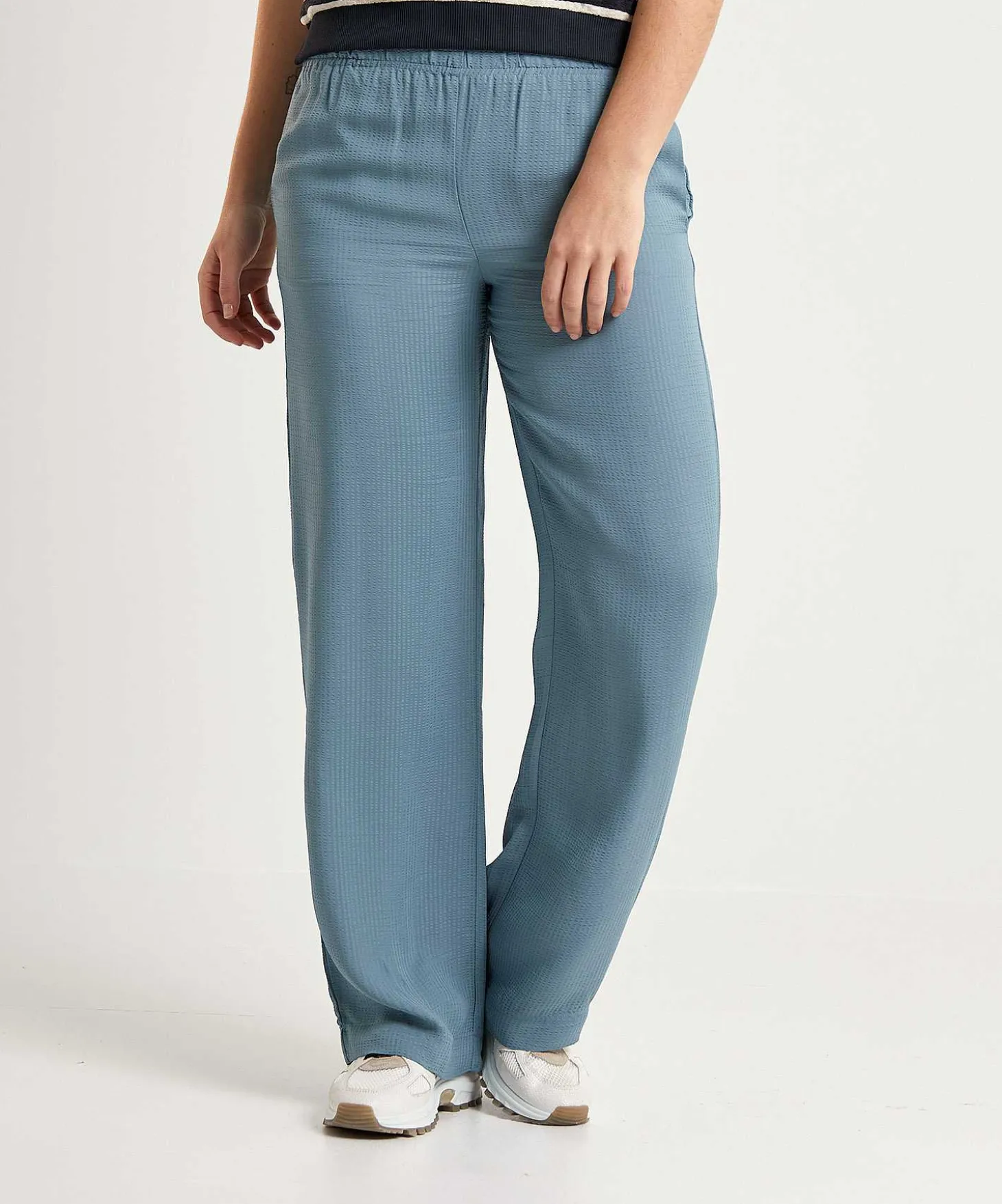 By-Bar Pantalon Palazzo Relieve Robyn
