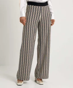 Cambio Pantalon Palazzo Estampado Retro Allison
