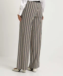 Cambio Pantalon Palazzo Estampado Retro Allison