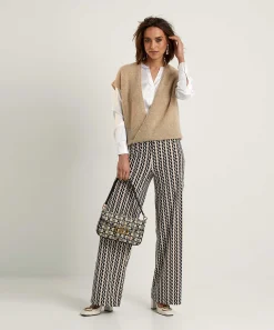 Cambio Pantalon Palazzo Estampado Retro Allison