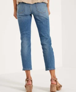 Cambio Vaqueros Capri Piper Detalle De Strass