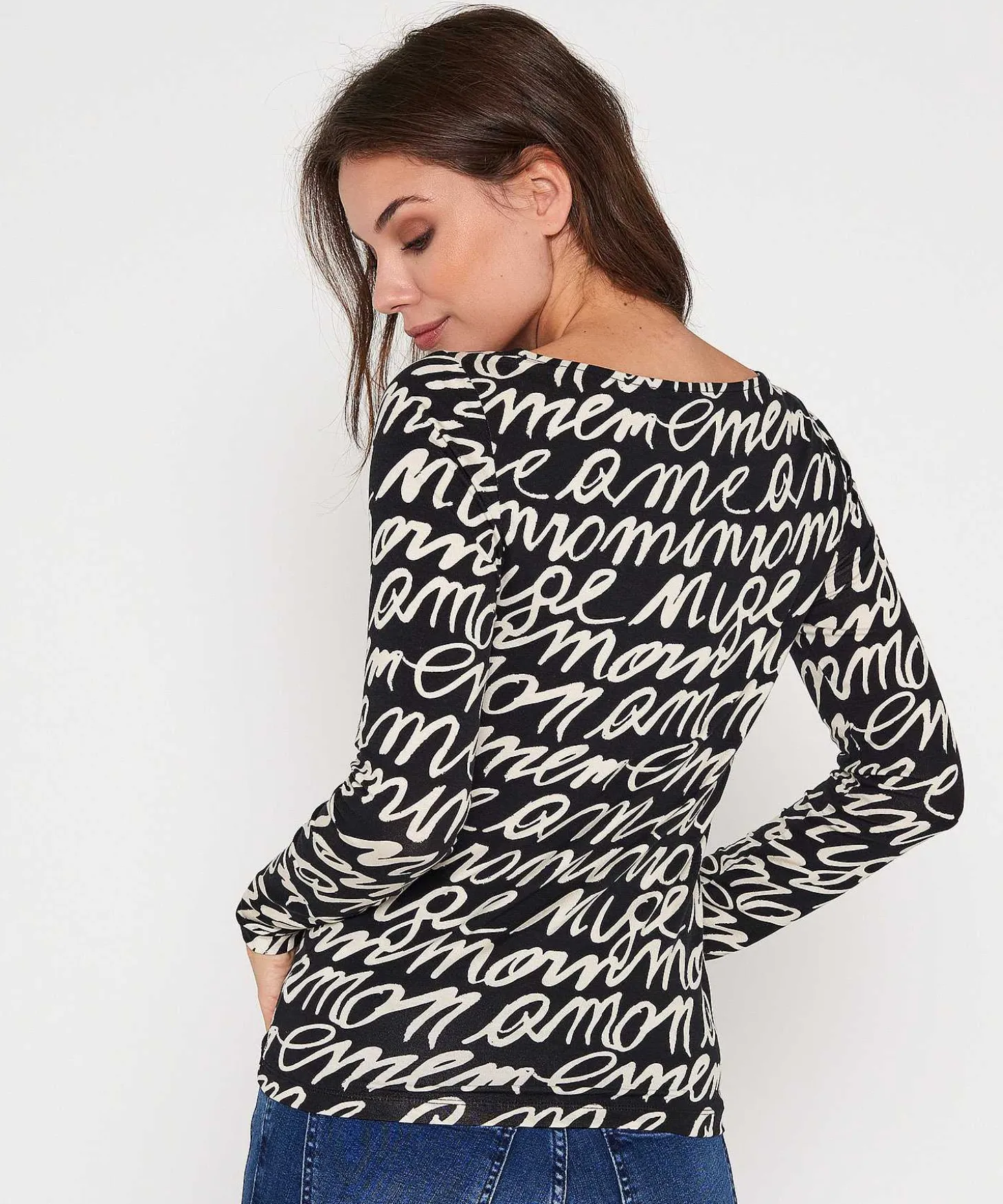 Camisa * Con Estampado De Texto
