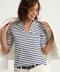 Camisa * Tulip Manga Corta Rayas Bretonas