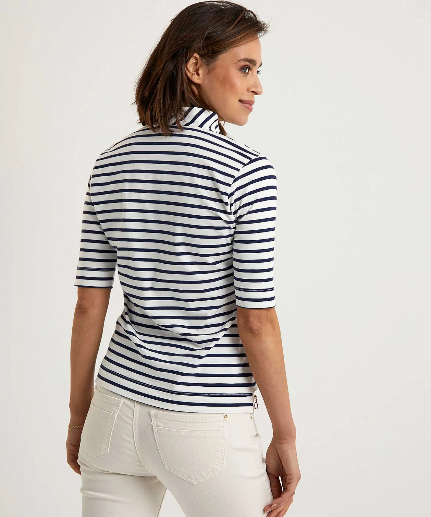 Camisa * Tulip Manga Corta Rayas Bretonas